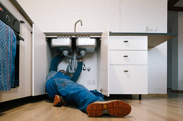 Professional Plumbing technician working in Freeport, MN